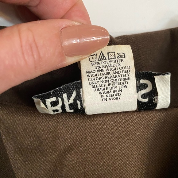 Vintage Briggs Blazer Jacket Womens Medium Faux Suede USA Washable Brown - Picture 10 of 11